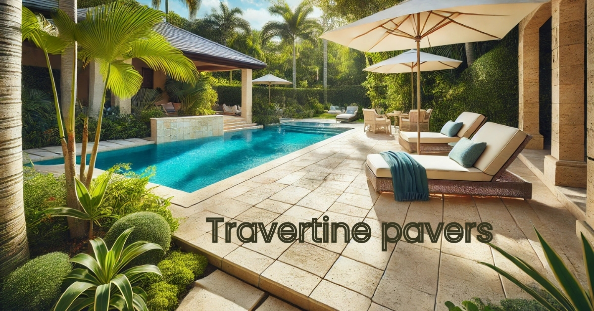 travertine pavers